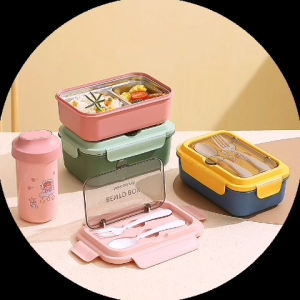 800ml 2 Compartment/Slot 304 Stainless Steel Keep Warm Lunch Box Bento Box For Kids Adult 2 Petak Bekas Makanan