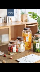 Hũ/Lọ Bình Thủy Tinh Size To Dáng Bầu Ngâm Hoa QuảRiệu Đựng Đồ Khô... 1.2L - 2L - 3L