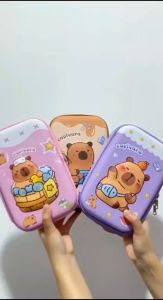 Kotak Pensil Capibara wadah stationery kotak pensil anak karakter lucu capibara tempat pensil 3D timbul
