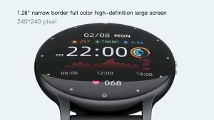 BOZLUN Smart Sports Watch Health Watch B50S คำตอบและโทรออกข้อความเตือนความจำข้อความตัวนับขั้นตอน โหมด 100+ สปอร์ต