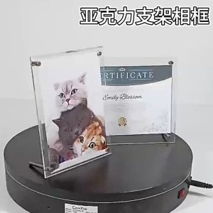 Acrylic Photo Frame 4R A5 A4 Placement Certificate Frame Display Stand wall decoration