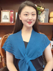 Fashionable Thin Shoulder Neck Wrap Scarf Womens New 2025 Office Warmth Artificial Collar Air Conditioned Room Outerwear