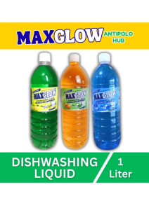 1pc Maxglow Dishwashing Liquid Cleaning Agent LemonCalamansi Anti-Bacterial 1L