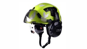 ANSI CE Safety Helmet Double Visor Earmuffs Reflective Stickers Vented ABS HardHat Construction Industrial Professional Work Cap