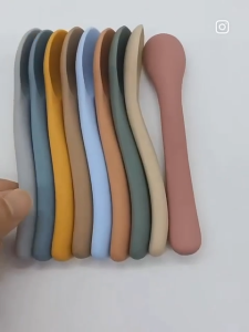 WNDR Sendok Mpasi Bayi Bahan Silikon Food Grade BPA Free | Sendok Makan Bayi | Alat Makan Mpasi