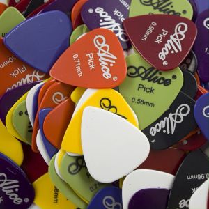 Guitar Accessories 0.96mm Alice AP-P 10-Piece Smooth ABS Celluloid Guitar Picks