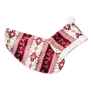 Christmas Thick Warm Snowflake Shawl Coat for Pets Dog Cat with Hat Magic Tape Easy Wear Casual Style Holiday Theme Decoration