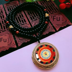 Charm Pendant Body Protection Necklace God of Treasure