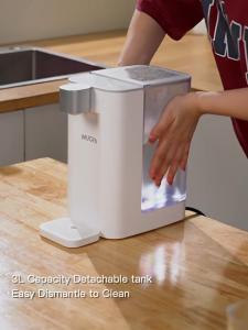 XIAOMI 即热式饮水机 3L Instant Hot Water Dispenser Home Desktop Water Dispenser Mini Portable Tea Making Bar One-button Intelligent Speed Heating 5-stage Water Temperature Electric Kettle