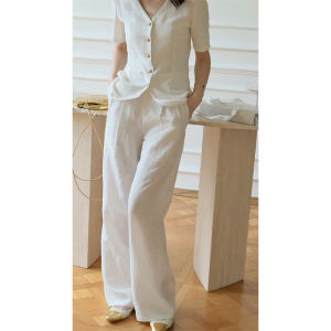 SHANGSHA | Salt-based Sophisticated Aesthetic High-class Confidence Leisure Suit Pants