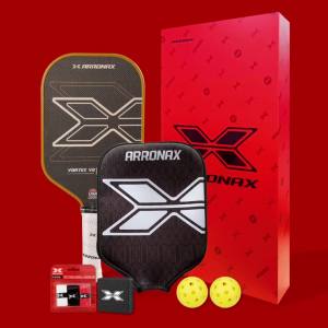 ARRONAX Vortex V2 16MM Carbon Fiber Pickleball Paddle - Balanced Performance 150MM Handle