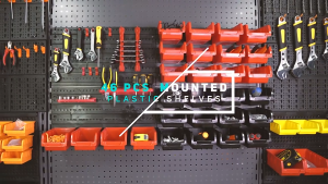 Wall Mount Hardware Storage Box Multi-Purpose Garage Warehouse Tool Organizer Case Wall Hanging Small Parts Container Wholesale
