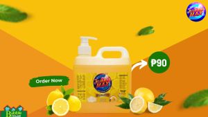Bubble House NEW BUBBLE MAX ANTI-BACTERIAL DISHWASHING LIQUID LEMON  - 1 LITER