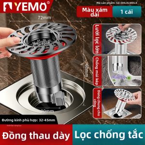 YEMO | Lõi Thoát Nước Chống Hôi Toàn Đồng Lọc