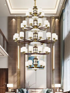 MOCOCOA | New Chinese Style Staircase Chandelier