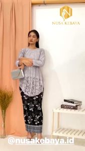 Nusa Kebaya Setelan Kebaya Brokat Pita Kebaya Brokat Modern Kebaya Kondangan Pesta Terbaru