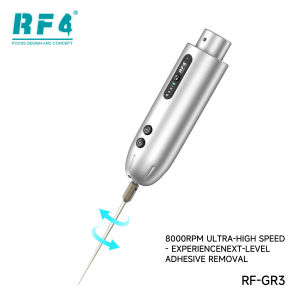 RF4 RF-GR3&RF-GR3S Electric Glue Removal Pen 4-speed Adjustment for Mobile Phone Motherboard IC CPU Repair Glue Removal Tool