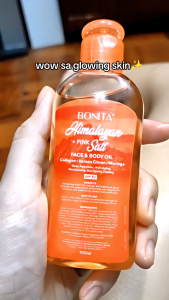 【BUY1 GET2】BONITA Himalayan Pink Salt Face & Body Oil SPF30 Korean Citron Collagen Organic Moringa
