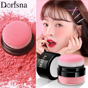 Dorisna Soft Face Blusher Powder Cheek Rouge Nourishing Nude Makeup Brightening Complexion Repair Cosmetics Maquiagem
