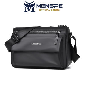 MENSPE Mens Shoulder Bag Waterproof Film Bag Casual Cross Body Bag Fashion Messenger Bag Travel Bag Business Bag Large Capacity Phone Bag Lightweight Bag Leisure Sport Street Bag for College Student