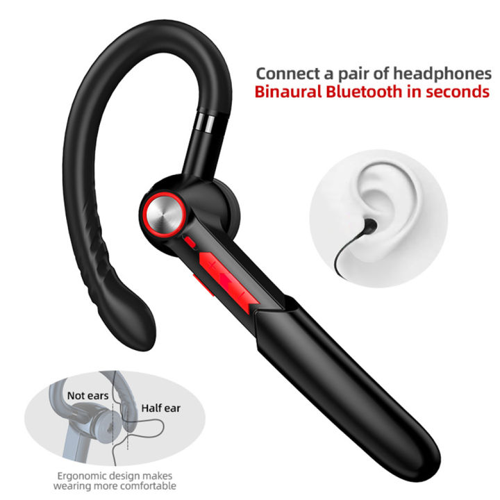 ME-100 Single Wireless Ear-Hook Bluetooth Touch Control