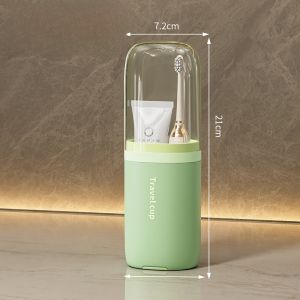 Portable Travel Dental Kit Electric Toothbrush Storage Box Children Couple Toothpaste Cup Brush Drinking Water Storage Rack