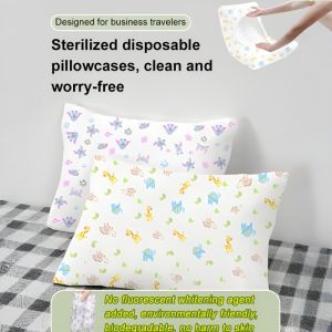A must-have for travel: disposable thick pillowcases Thickened double-person dirt-isolating pillowca