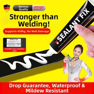 High Viscosity Rapid Drying Strong Adhesive For Tiles Metal Shelves Wall Transparent Nail-free Adhesive