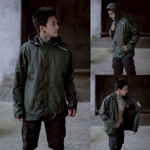 JACKET OUTDOOR JAMINAN 100% ORIGINAL THE BOJIEL PARASUT TASLAN ZN MORE UNISEKS KODBAR 205