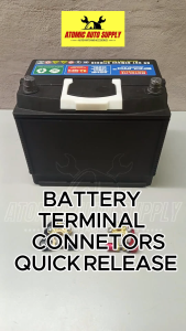 2pcs Battery Terminal Connectors Quick Release Battery Clamp Car Battery Terminal Connectors 4 Way