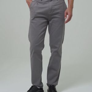 Lee Cooper Slim Fit Long Chino Parry Medium Grey