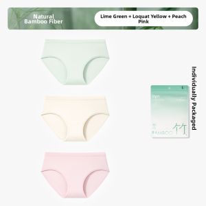 CYN | Bamboo Fiber Antibacterial Extended Crotch Breathable Womens Briefs