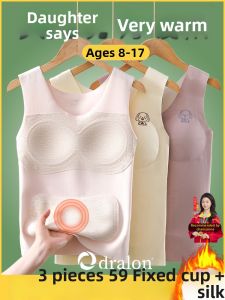 Daisy | Padded Thermal Underwear Vest for Girls Development Period