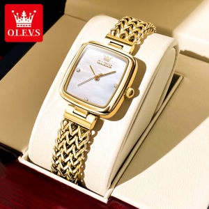 OLEVS Watch For Women Original Branded New Design 100% Korean Style Stainless steel Casual Fashion Quartz jam tangan perempuan