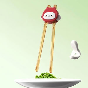 PUTOT | Training Wooden Anti-slip Short Childrens Chopsticks