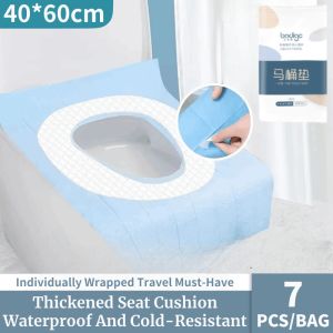 แผ่นรองนั่งชักโครก กระดาษรองนั่ง แผ่นรองนั่งชักโครกเพิ่มหนาแบบใช้แล้วทิ้ง