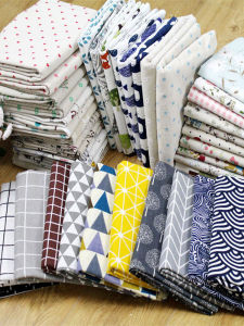Printed Cotton Linen Fabric