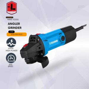 SICHER by L26 Angle Grinder 600w Electric Cutting Machine Grinding Wheels 115mm disc diameter