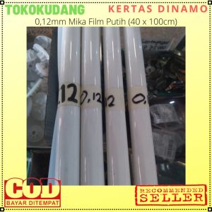 012 mm Mika Film Putih Ukuran 40x100 cm Tebal 0.12 mm Kertas Pelapis Gulung Motor Listrik Hiasan Lampu Kerajinan Tangan Kesenian