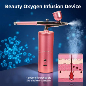 High-Pressure Nano-Essence Infusion Fine Mist Sprayer Portable USB Rechargeable Home Use Facial Oxygen Sprayer Multi-functional