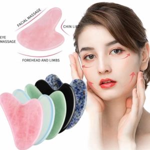 Skin Scraping Resin Gua Sha Massage Board Guasha Plate Face Eye SPA Massager Scrapers Tools For Face Neck Back Body Legs