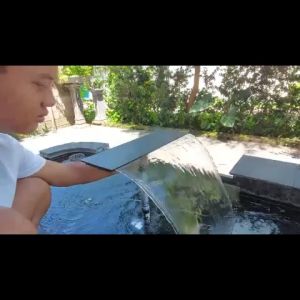 Waterfall water fall 50 cm slim kolam koi waterfal minimalis modern keren