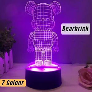 [Limited] KAWS Bearbrick 3D Light  LED Table Lamp Lampu Tidur Bilik Lampu Meja Hadiah Birthday Gift Tiktok Viral Light