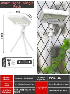 Maiyu | Solar Power Motion Sensing Clamp Light