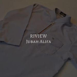 Jubah ALIFA Anak Laki-Laki Polosan Usia 7-14 Tahun Katun Premium Resleting Zipper Lengan Panjang