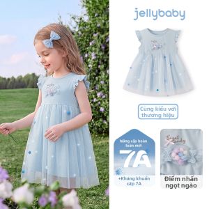 Jelly Baby | Đầm Trẻ Em Mẫu Mới Mùa Hè Kiểu Pháp Thiết Kế Mỏng Tay Voan