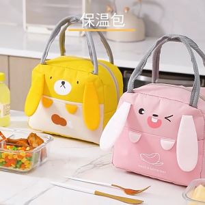 Glaven Lunch Bag Cartoon Portable Cooler Bag Lunch Box Bag Kitchen Storage Bag Student Budak Kanak 保温袋