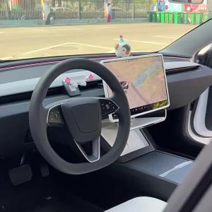 For Tesla Model 3/Y/YL Silicone Protective Frame Edge Cover Central Control Display Navigation Screen Protector Car Accessories