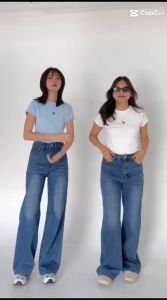 Celana Baggy Jeans Highwaist Wanita: Celana Jeans Gombrong Korea Terbaru