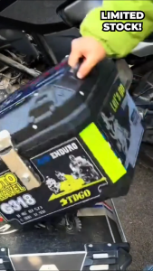 Premium Motorcycle Top Box 45L ABS Universal Motorbox Storage Trunk Kotak Motosikal Waterproof Motor Box Big Bike Accessories Kotak Simpanan Motor